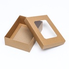 Коробка подарочная складная, упаковка, крышка - дно, с окном, крафт, 16.5×12.5×5.2 см - Фото 5