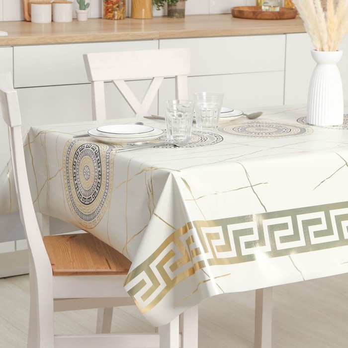 Клеёнка на стол Bonus, на тканевой основе, рулон 20 метров, ширина 137 см - Фото 1