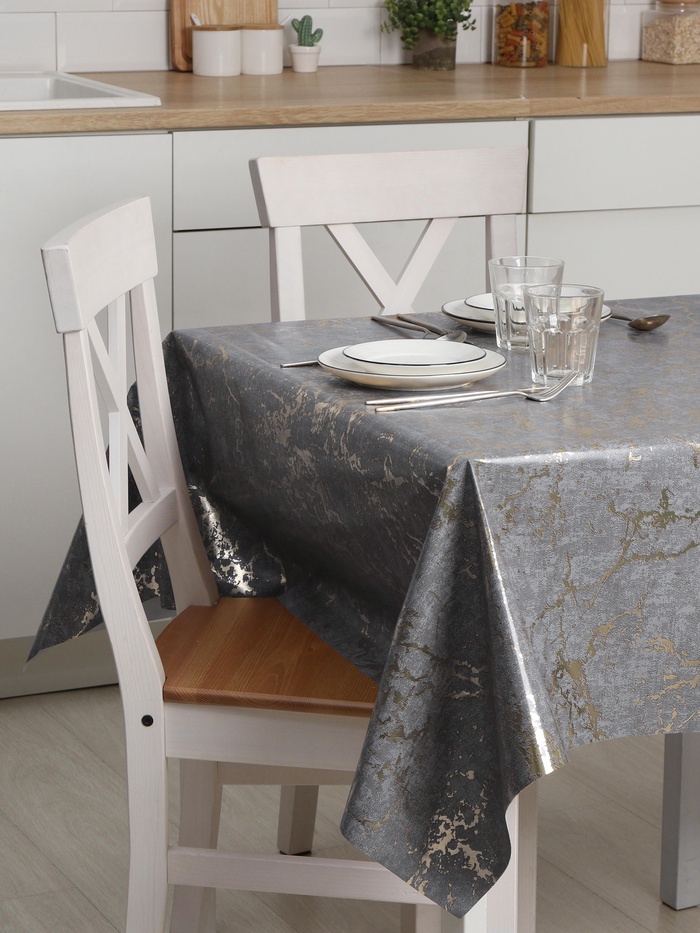 Клеёнка на стол Prudens, на тканевой основе, рулон 20 метров, ширина 137 см - Фото 1