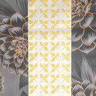 Клеёнка на стол «В саду», на тканевой основе, рулон 20 м, ширина 137 см, чёрная - Фото 3