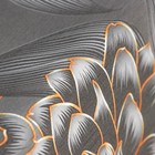 Клеёнка на стол «В саду», на тканевой основе, рулон 20 м, ширина 137 см, чёрная - Фото 4