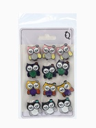 Брошь «Птица Совунья», МИКС в чёрном металле  (артикул 9613802)  большой выбор товаров оптом и в розницу по низким ценам с доставкой