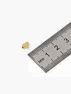 Бусина - разделитель радированный «Сердечко», набор 10 шт. 6×6 мм, внутренний d=2 мм, цвет золото - Фото 3