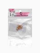 Замок карабин родированный 1.2×0.5 см «Сердечко», с удлинителем 5.5 см, цвет золото - Фото 3