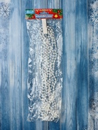 Бусы на ёлку 2 м d=10 мм «Льдинка» классика, прозрачный перламутр - Фото 3