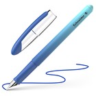 Ручка перьевая Schneider "Voyage caribbean", синие чернила, 1 картридж, грип, сине-голубой корпус - фото 22868510