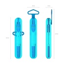 Циркуль металлический Erich Krause. S-Cool, 120 мм, максимальный радиус 18 см, пластиковый чехол, колпачок с линейкой, МИКС - Фото 5