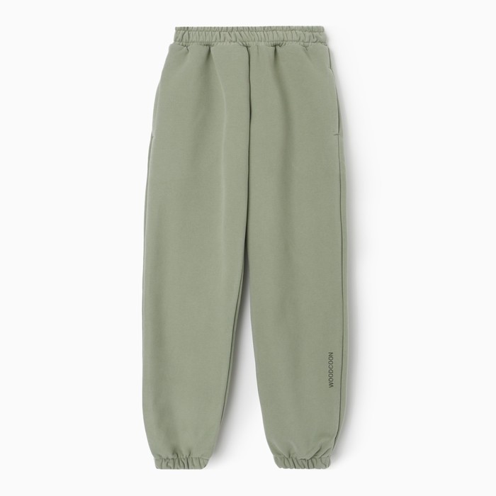 Брюки для мальчика, цвет хаки, рост 128 см - Фото 1