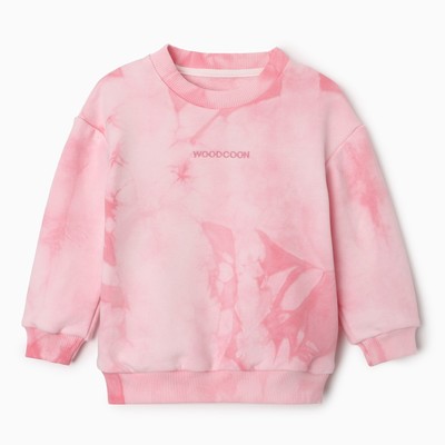 Свитшот для девочки «Тай-дай», розовые, рост 104 см