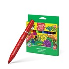 Фломастеры утолщённые 10 цветов Artberry, ароматизированные, узел с шириной письма 1-7 мм, европодвес - Фото 1