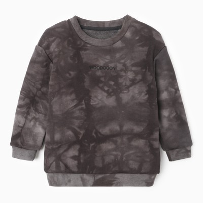 Свитшот для мальчика «Тай-дай», серый, рост 86-92 см