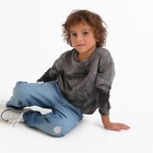 Свитшот "Тай-дай" для мальчика, цвет серый, рост 134 см - фото 1975165