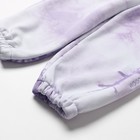 Брюки "Тай-дай" детские, цвет лаванда, рост 140 см 9935546