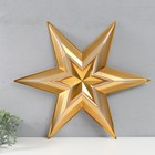 Фигурка «Звезда в Звезде» большая золото, половинка, 69,5х60,3 см - фото 30907759