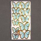 Набор для украшения торта «Бабочки» 11 шт., цвет голубой - фото 9966702