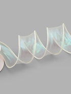 Лента капроновая «Волна», с радужным переливом, 38 мм, 9.1±0.5 м, бежевая - Фото 2