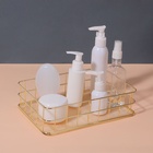 Органайзер для хранения косметических принадлежностей «РАФАЭЛЬ», 24.5×16.5×6.5 см, цвет золотистый - Фото 2