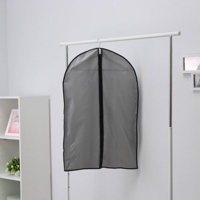Чехол для одежды LaDо́m, плотный, 60×90 см, серый
