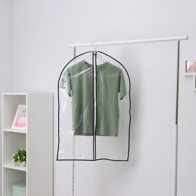 Чехол для одежды LaDо́m, плотный, 60×90 см, цвет прозрачный