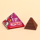 Шоколадная пирамидка «С др, старушка», 6, 5 г. - фото 11047843