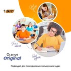 Набор ручек шариковых 8 штук BIC "Orange Fine", синие, тонкое письмо, оранжевый корпус - Фото 4