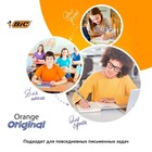 Набор ручек шариковых 8 штук BIC «Orange Fine», синие, тонкое письмо, оранжевый корпус - Фото 4
