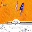 Набор ручек шариковых 8 штук BIC "Orange Fine", синие, тонкое письмо, оранжевый корпус - фото 7454779