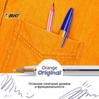 Набор ручек шариковых 8 штук BIC «Orange Fine», синие, тонкое письмо, оранжевый корпус - Фото 5