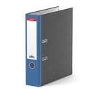 Папка-регистратор А4, 70 мм Original, собранная, мраморная, синяя, металлический кант, картон 2 мм, вместимость 450 листов - фото 8243221