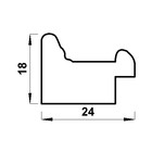 Фоторамка пластик "МИРАМ" 30х40 см, 642477-15 (пластиковый экран) - фото 24261695