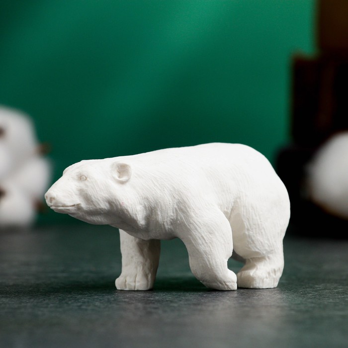 Фигура "Медведь белый" 3,8см