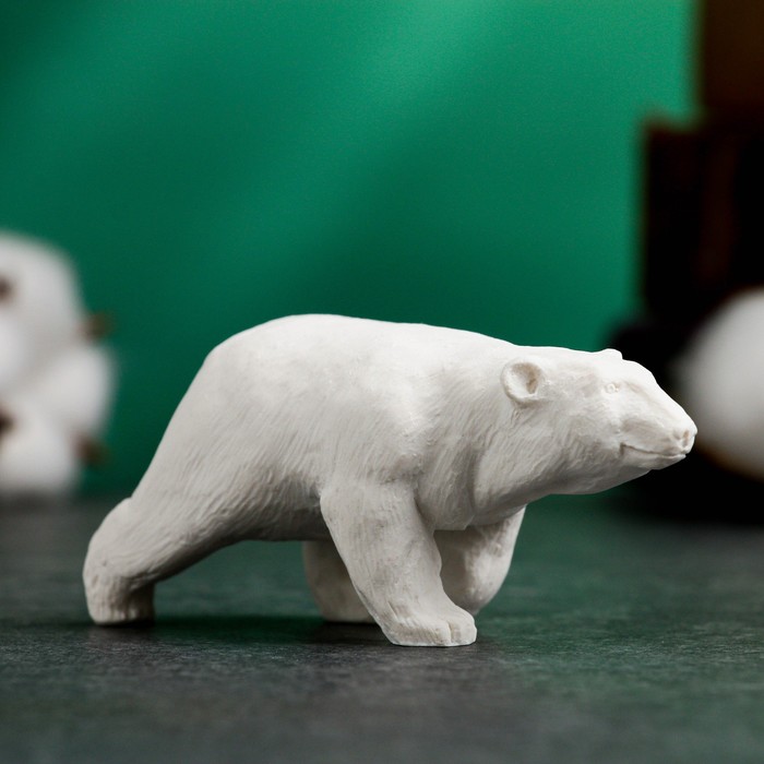 Фигура "Медведь белый" 3,8см