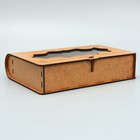 Деревянная коробка с ячейками «Вензеля», 22 х 12.5 х 5 см - Фото 2