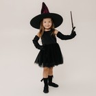 Карнавальный набор «Могущественная ведьма»: шляпа, перчатки, палочка - Фото 4