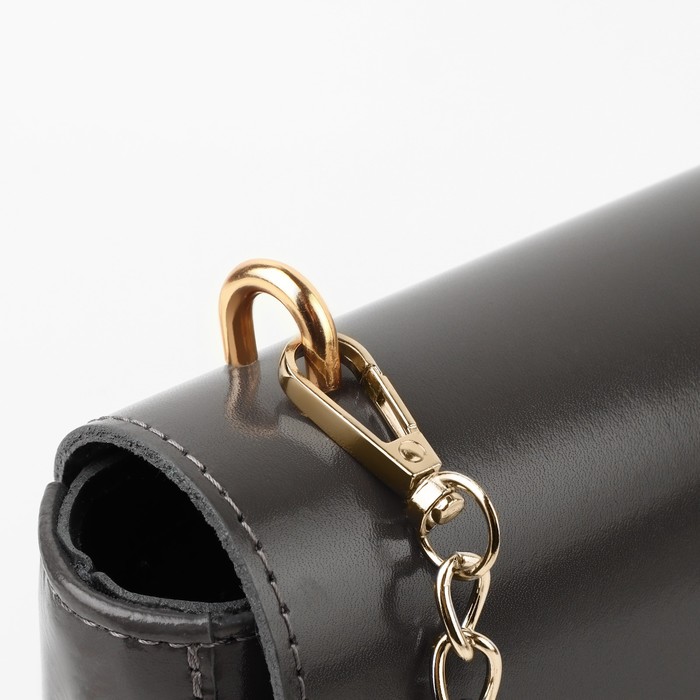 Крепления для ручек на сумку, металлические, 1,8 × 1,5 × 0,5 см, 2 шт, 4 винта, цвет золотой