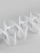 Шторная лента с люверсами, для драпировки, органза, d=4.2 см, 8.5 см, 50±1 м, прозрачная, белая - Фото 4