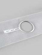 Шторная лента с люверсами, для драпировки, органза, d=4.2 см, 8.5 см, 50±1 м, прозрачная, белая - Фото 5
