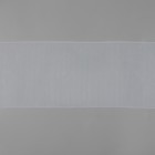 Шторная лента люверсная, органза, 10 см, 50 ± 1 м, цвет прозрачный - фото 7455032