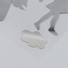 Наклейка интерьерная зеркальная "Ангелочки в облаках" 38х31 см - фото 7455039