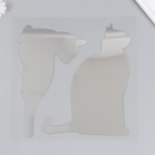 Наклейка интерьерная зеркальная "Две кошки" 38х31 см - Фото 2