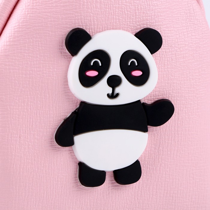 Сумка для куклы «Панда», цвет розовый - фото 1884316330