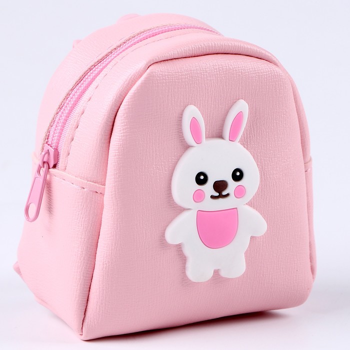 Сумка для куклы «Кролик», цвет розовый - фото 1904941344
