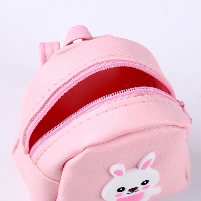 Сумка для куклы «Кролик», цвет розовый - фото 1882832853