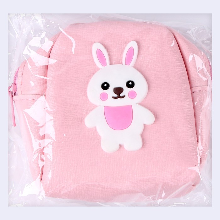 Сумка для куклы «Кролик», цвет розовый - фото 1882832854