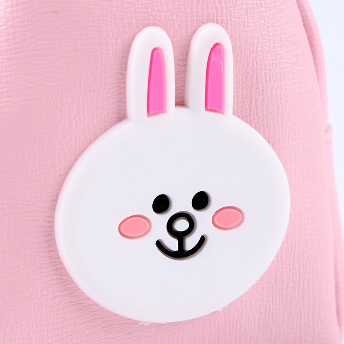 Сумка для куклы «Милый кролик», цвет розовый - фото 1906402341