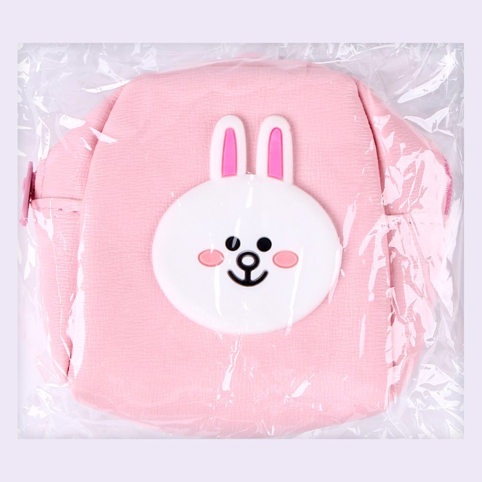 Сумка для куклы «Милый кролик», цвет розовый - фото 1882832868