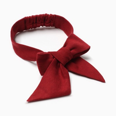 Комплект для девочки (платье, повязка) «Крошка Я» Cherry Red, рост 86-92 см, вишнёвое
