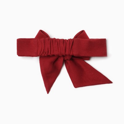 Комплект для девочки (платье, повязка) «Крошка Я» Cherry Red, рост 86-92 см, вишнёвое