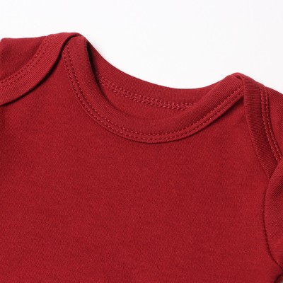 Боди для девочки с юбкой «Крошка Я» Cherry Red, рост 68-74, цвет вишневый