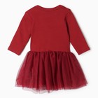 Боди с юбкой Крошка Я Cherry Red, рост 74-80, вишневый - Фото 6